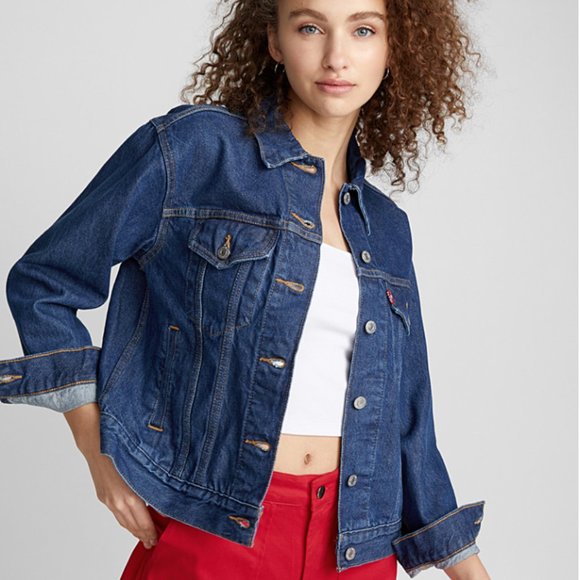 Levi's Jackets & Blazers - Levi's Trucker Jacket Women's Dark Denim Medium